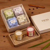 Fyosa World Journey – Pack of 4 Scented Candles (India, Spain, Germany, Sri Lanka) - COMBO-2