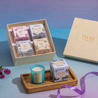Fyosa World Journey – Pack of 4 Scented Candles (France, Italy, Japan, Singapore) - COMBO-3