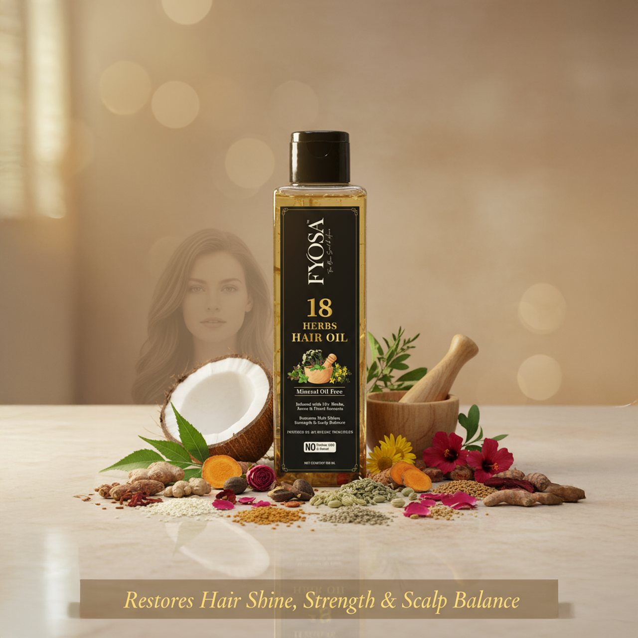 18 Herbs Hair Oil